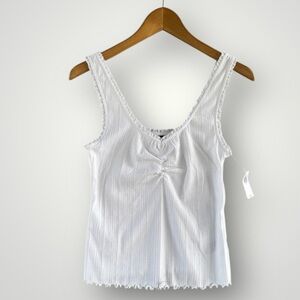 🎉5 for $45🎉 NWT Old navy top tank women size M white